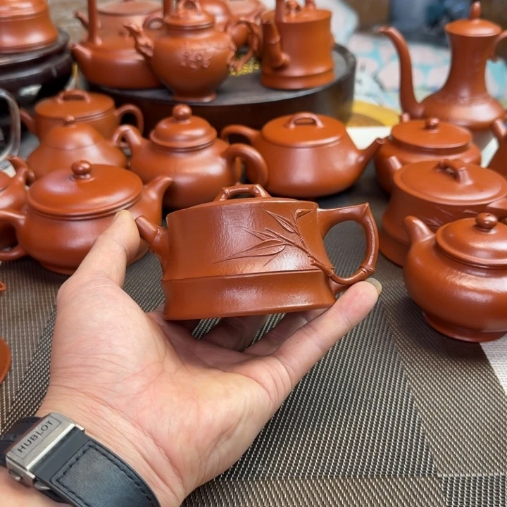 紫砂壶全手工制作二节竹