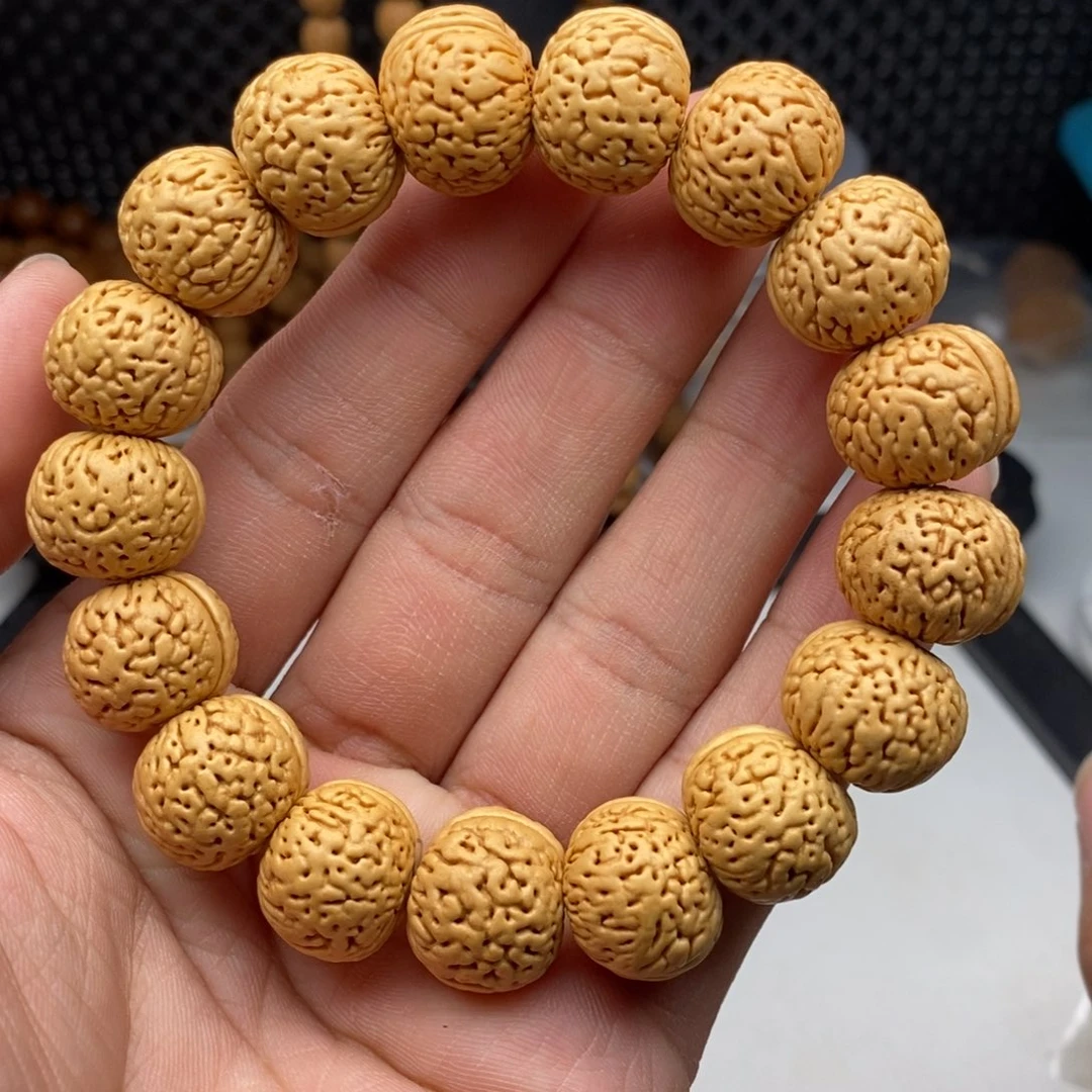 文玩核桃手串苹果园桃核手串 18