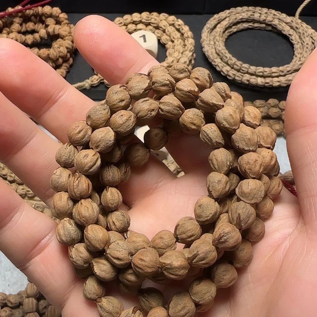 柏香籽/百香籽手串头*红芽圆鬼