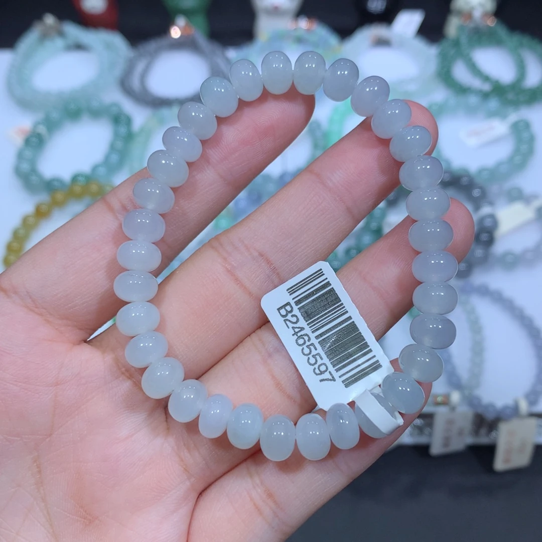 未镶嵌手串翡翠天然