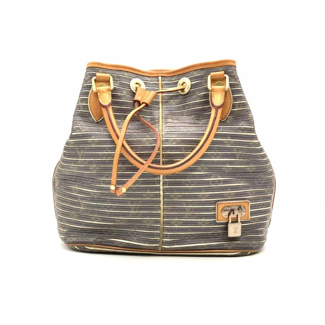 95新 LouisVuitton/路易威登 银色水桶
