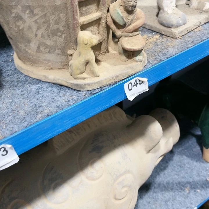 瓦当摆件摆件的茶包静*