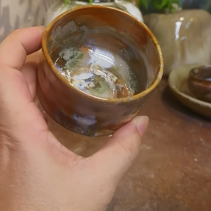 摆件手工高温原矿窑变特价不退不换