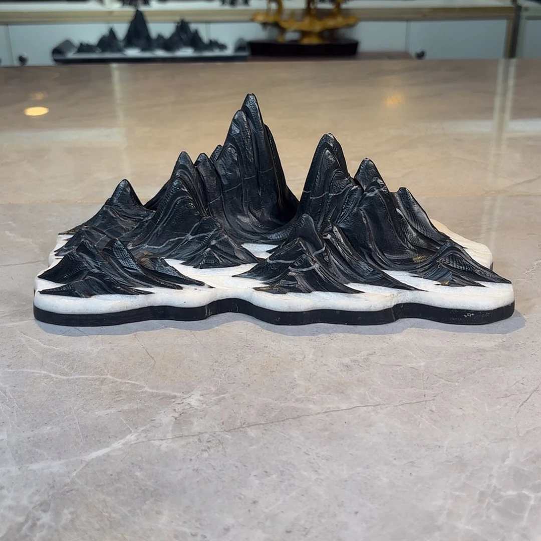 灵璧石手工雕刻奇石摆件