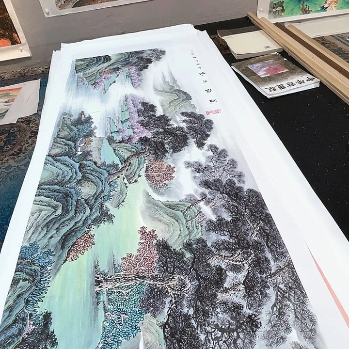 国画书画描金拓染金石传拓手写