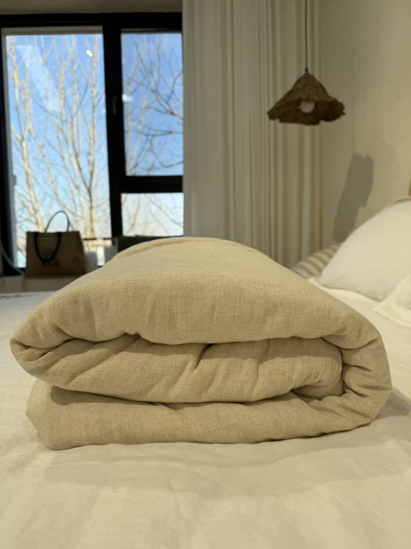 新【麻先森-竹麻被】25年新款 竹麻羊毛夏被 双人夏凉被空gc