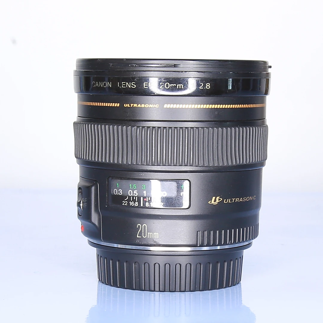99新 Canon/佳能  20 F2.8 专业广角大光圈定焦人文相机镜头