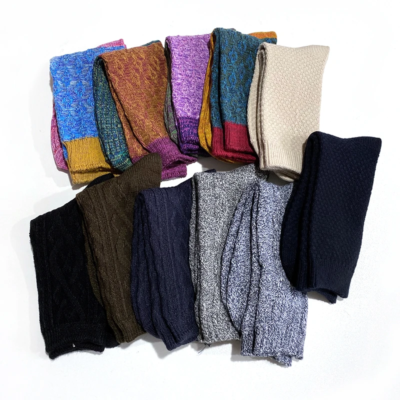 【从羊毛的柔软到马蹄铁的坚硬诉说着秋日之美】日单厚羊毛袜女袜