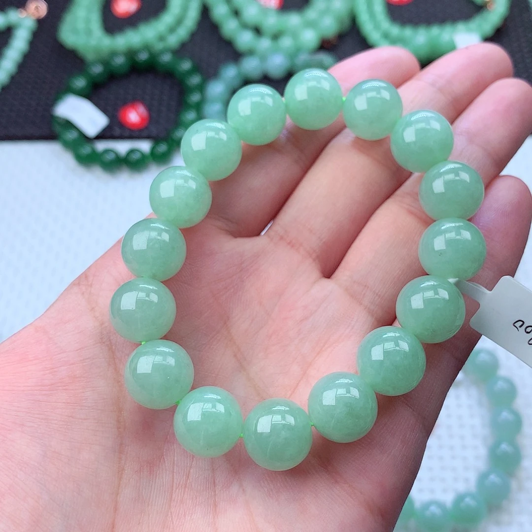 翡翠未镶嵌毛衣链卡12.5