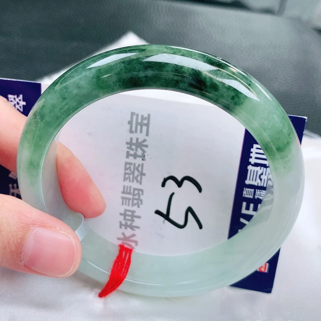 翡翠未镶嵌手镯缅甸天然a货翡翠手镯