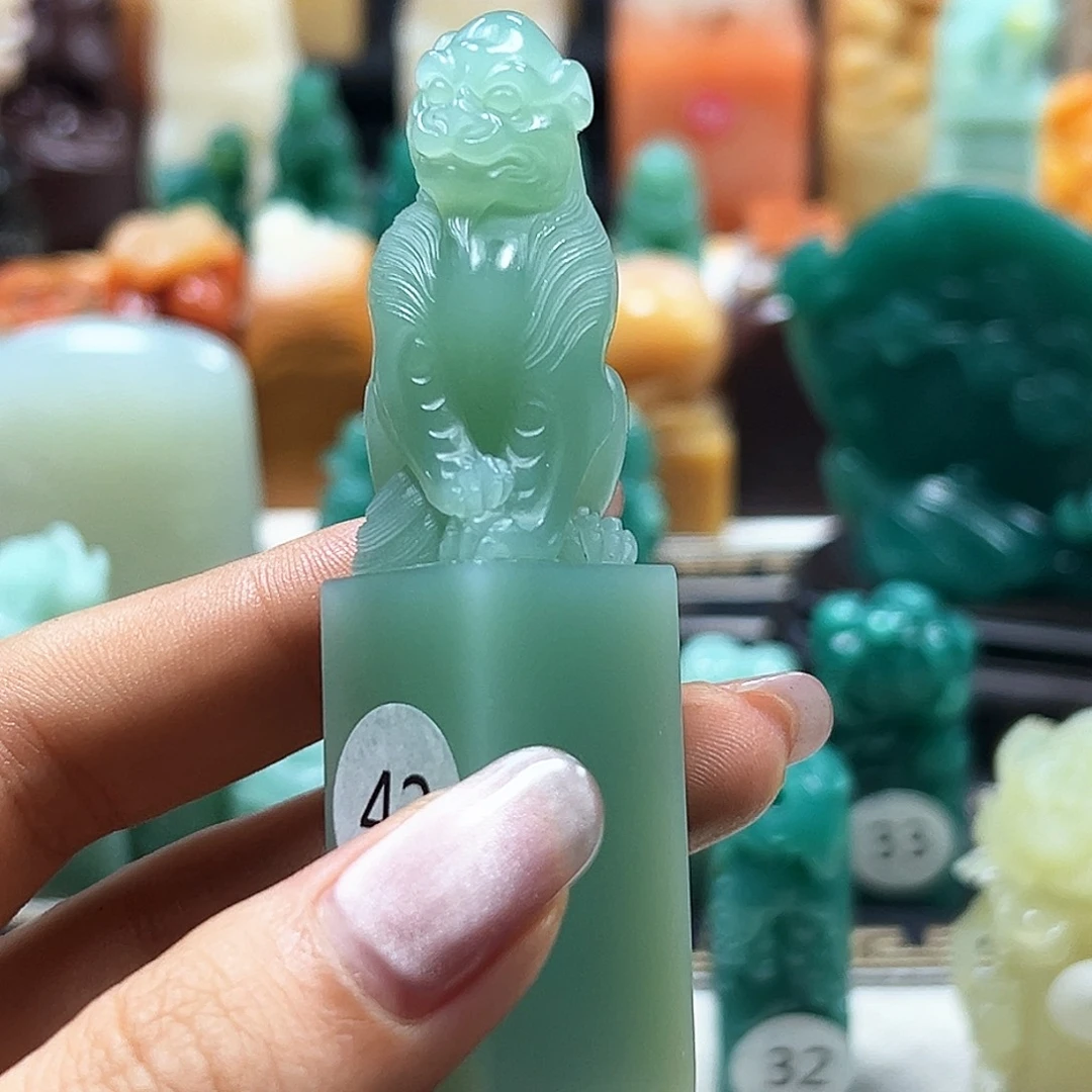 美***主寿山石印石寿山石雕刻