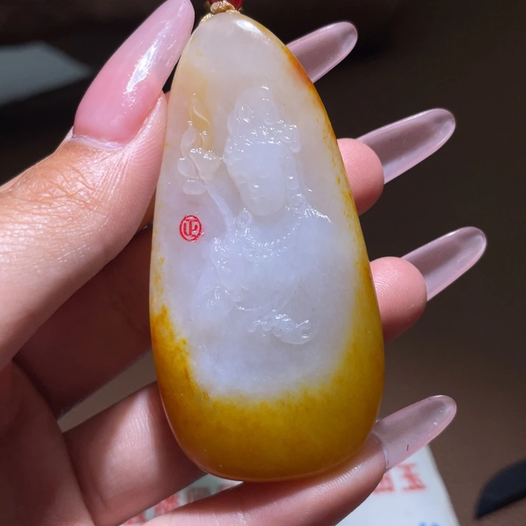 和田玉未镶嵌颈饰D2