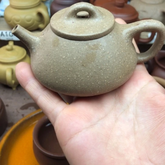茶壶紫砂青段泥子冶130豪升左右