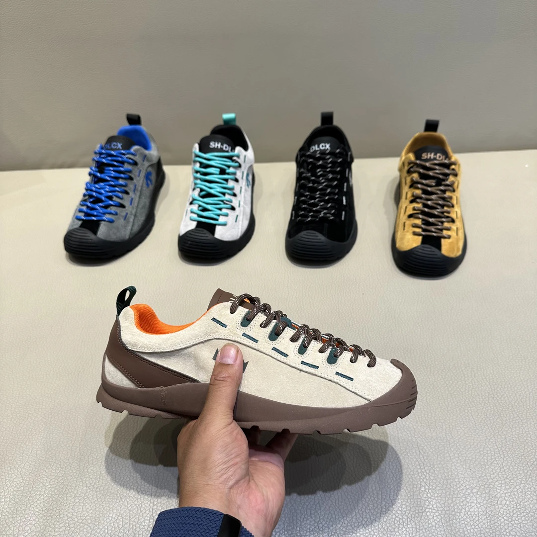 DL秋季新款男士休闲鞋户外防滑减震透气低帮软底徒步鞋