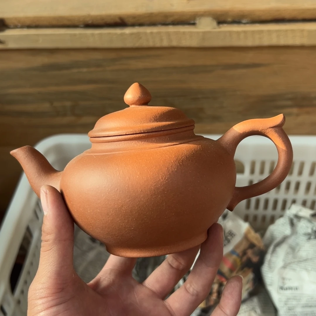 老***图茶壶紫砂老厂紫砂壶一件！