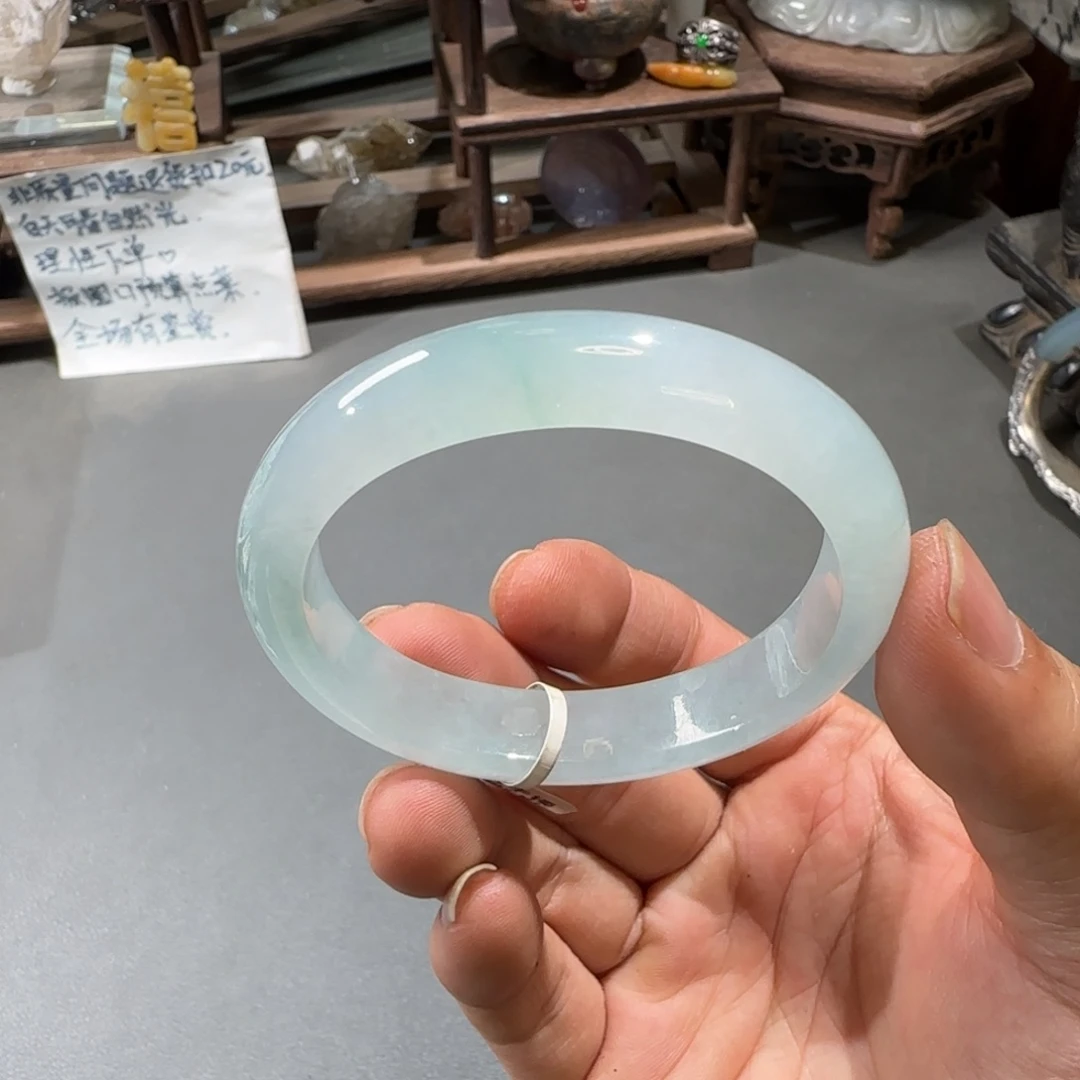 翡翠手镯未镶嵌50.5贵妃