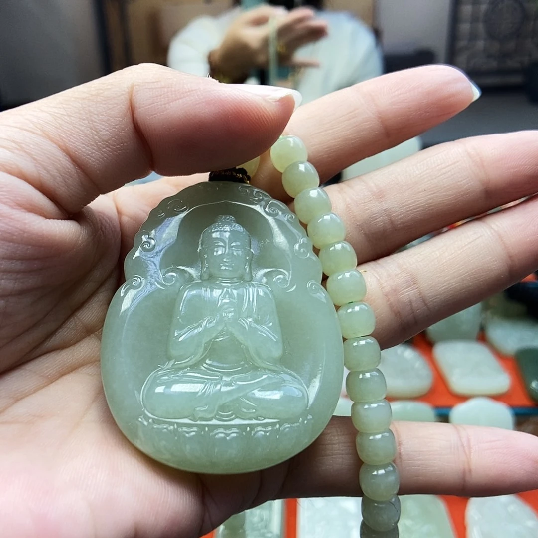 颈饰未镶嵌和田玉风*