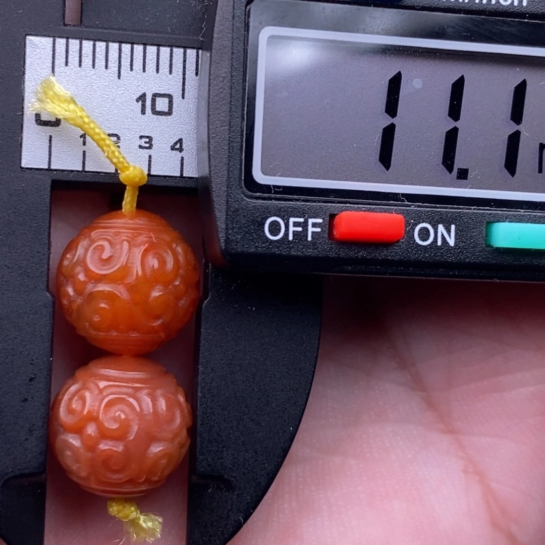 南红玛瑙未镶嵌配饰微瑕