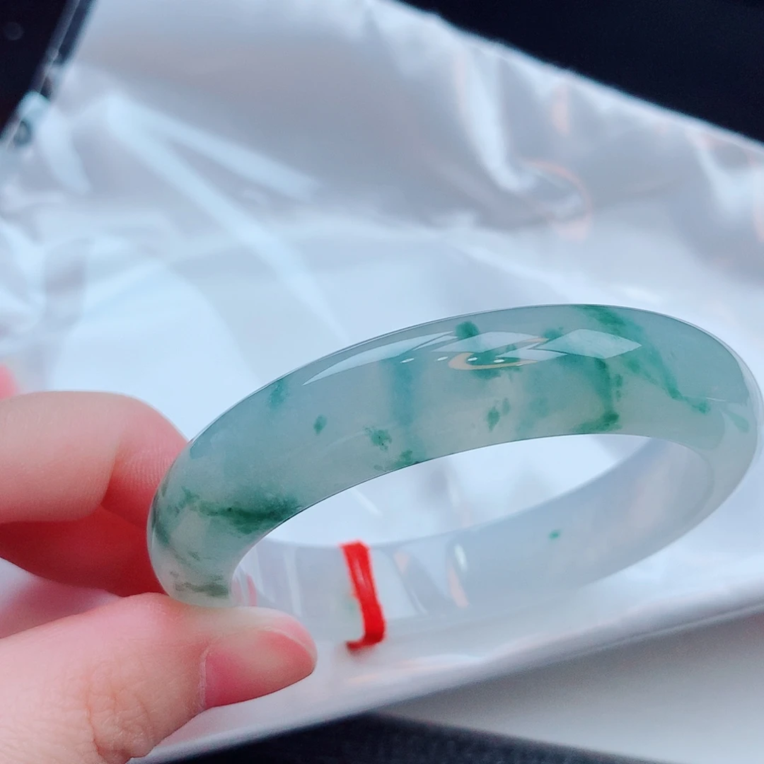 翡翠未镶嵌手镯缅甸天然翡翠A货手镯