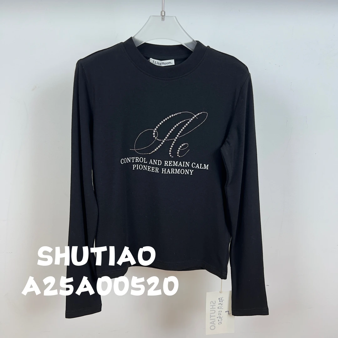 【SHUTIAO】2024秋冬：新款小众设计款T恤A25A00520