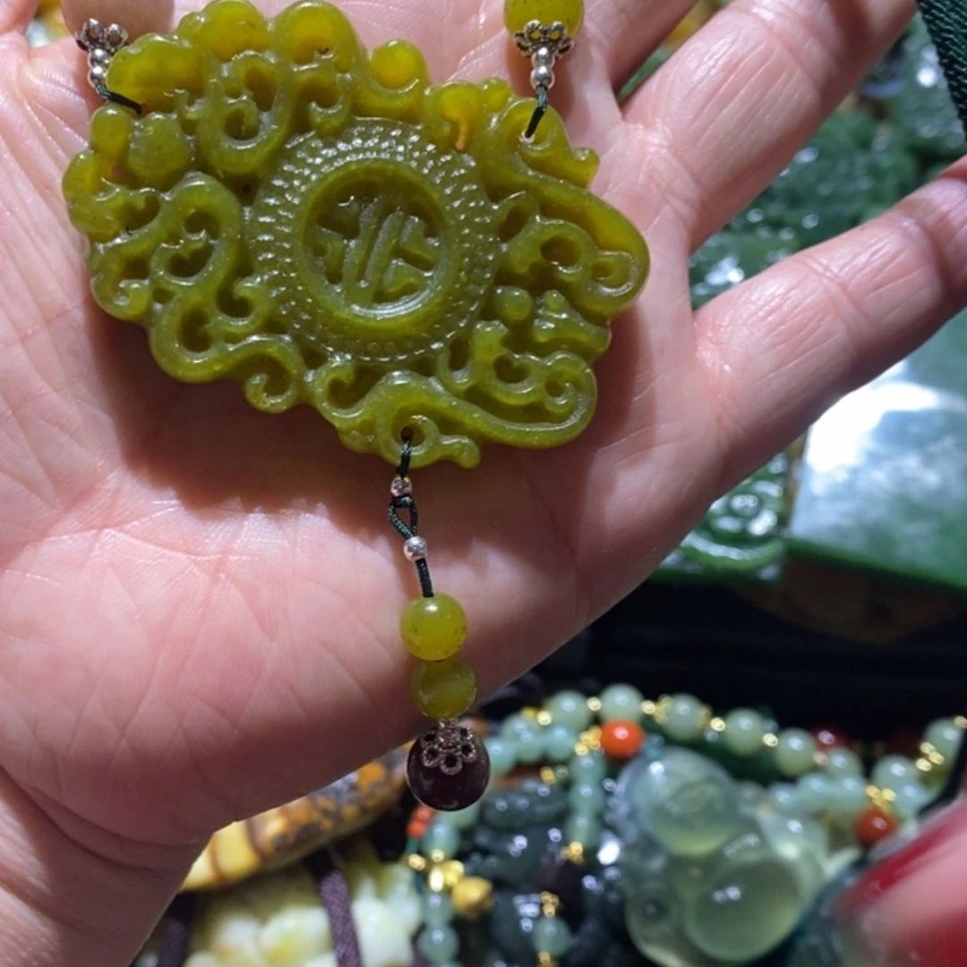 【闪购商品】岫玉毛衣链未镶嵌