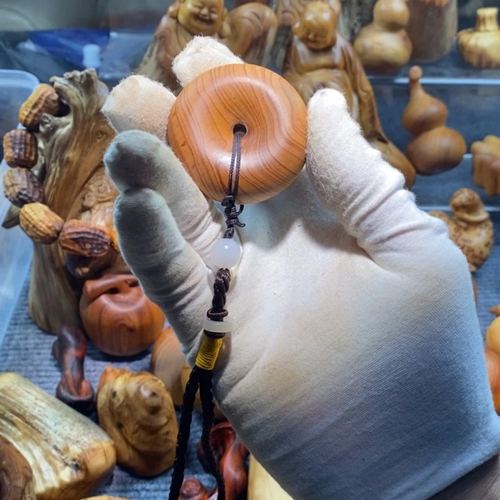 柏木（崖柏）山*陈化老料把件手串