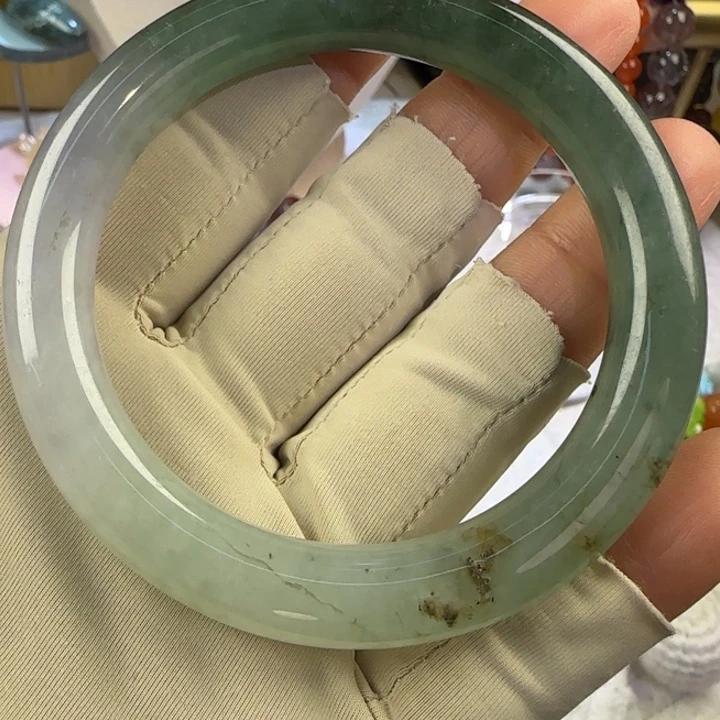 翡翠未镶嵌手镯17号