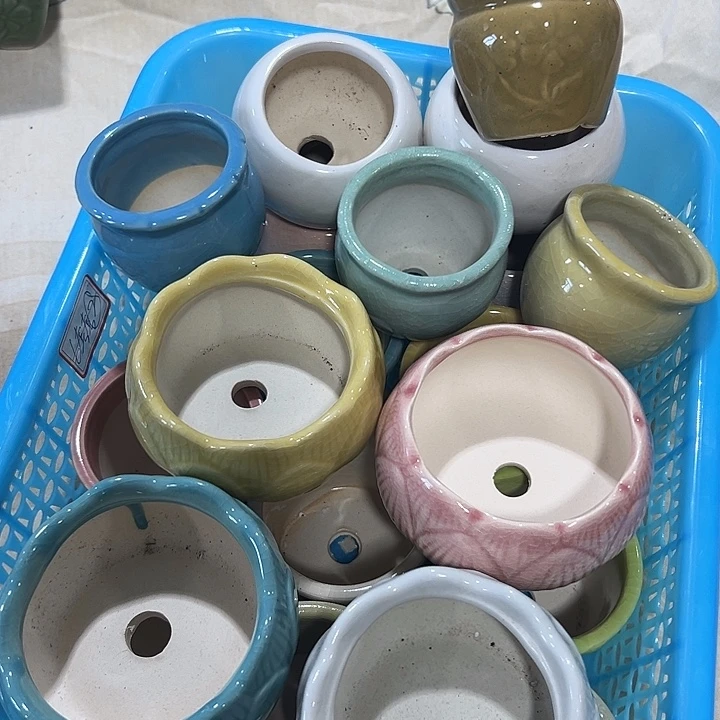 微瑕陶瓷花盆满9.9发