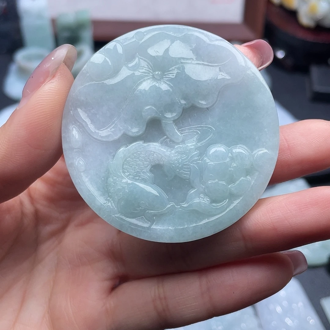 翡翠未镶嵌颈饰翡翠