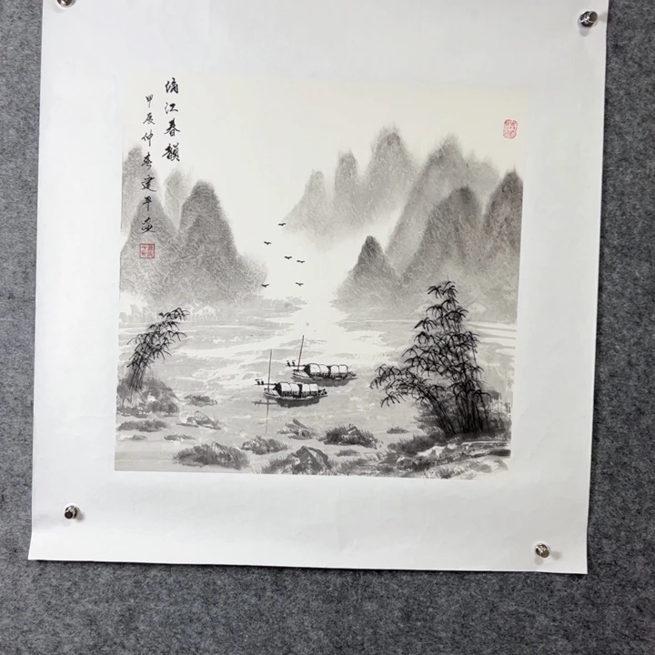 国画精品手绘国画作品