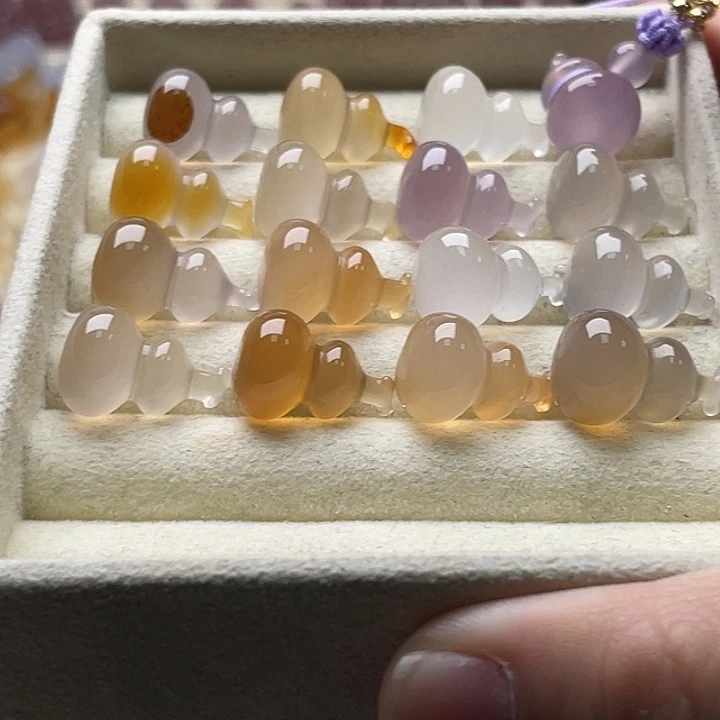 玛瑙/玉髓未镶嵌玛瑙葫芦