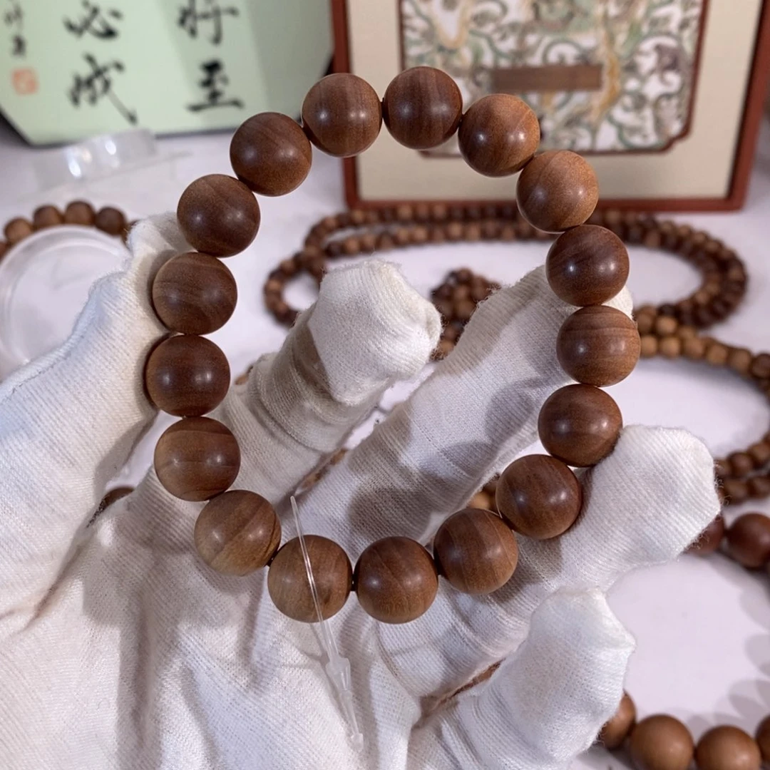浮***云檀香木手串/手链横纹黑肉12沉水福利