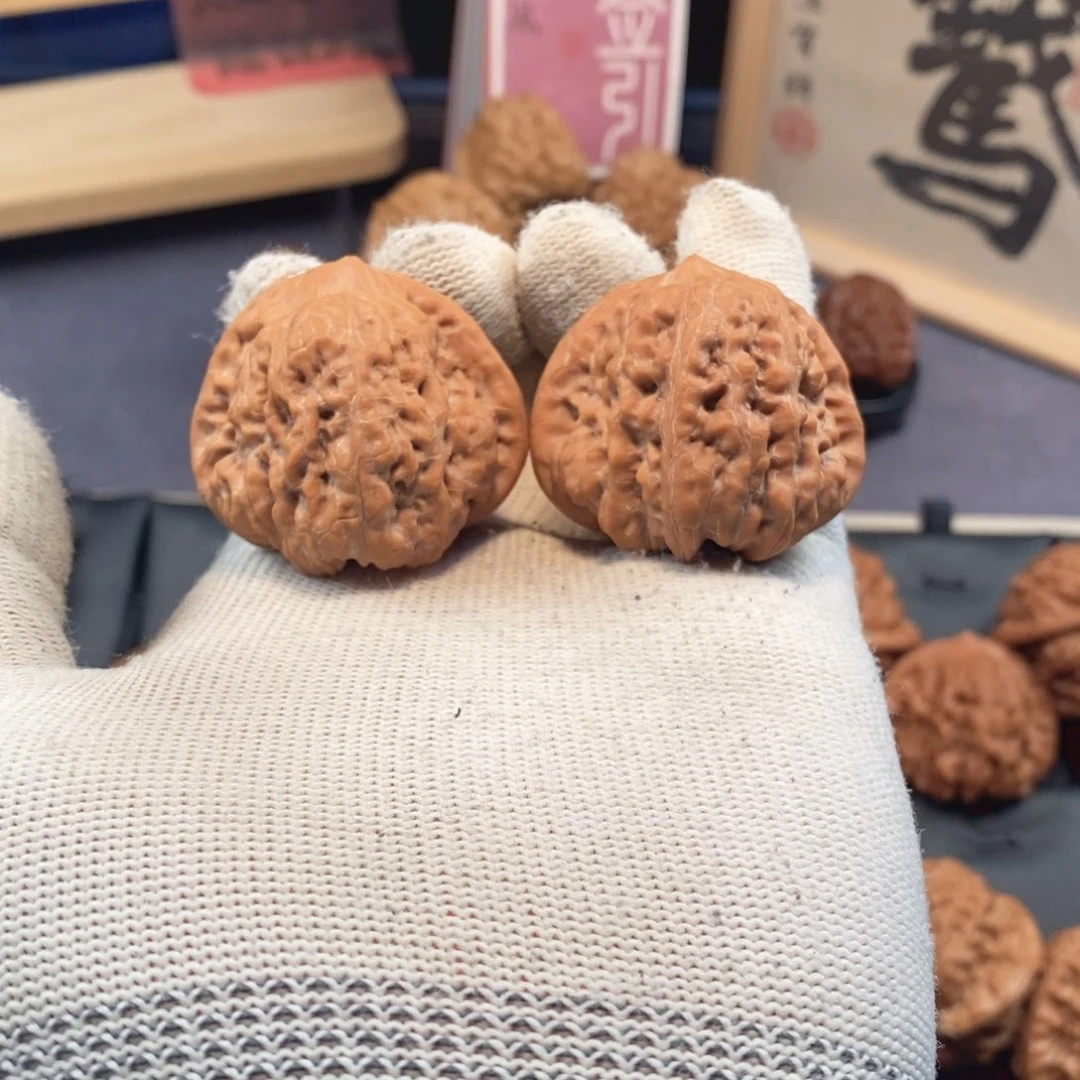 把件文玩核桃走红快速系列41尺平谷凹底A411