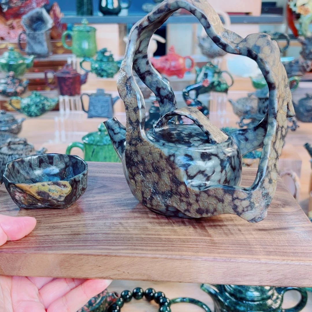 茶***香天然石材手工雕刻