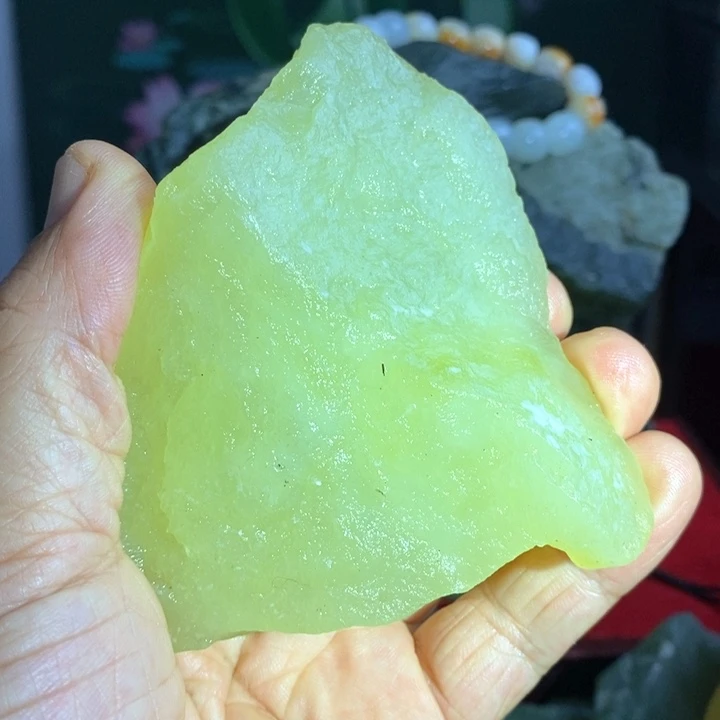 蛇纹石玉未镶嵌珠宝岫玉原石