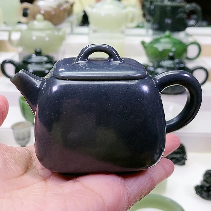 未镶嵌和田玉挂件茶壶170m l