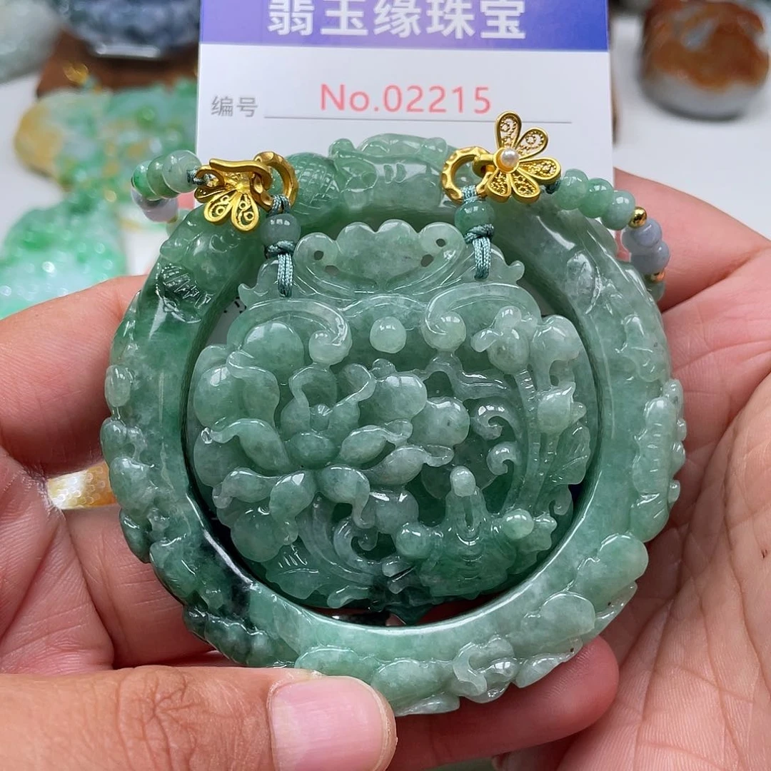 颈饰未镶嵌翡翠翡玉缘翡翠