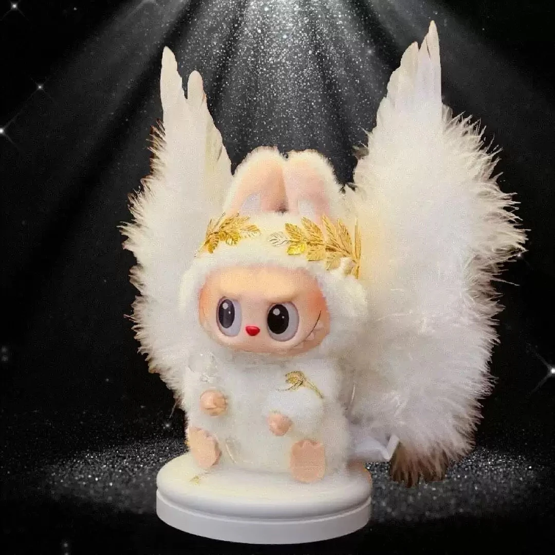 拉布布labubu一代二代三代娃衣 梦之羽翼(纯手工)不含娃