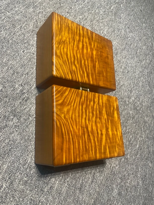 金丝楠木小叶桢楠 沉铜面包盒一个