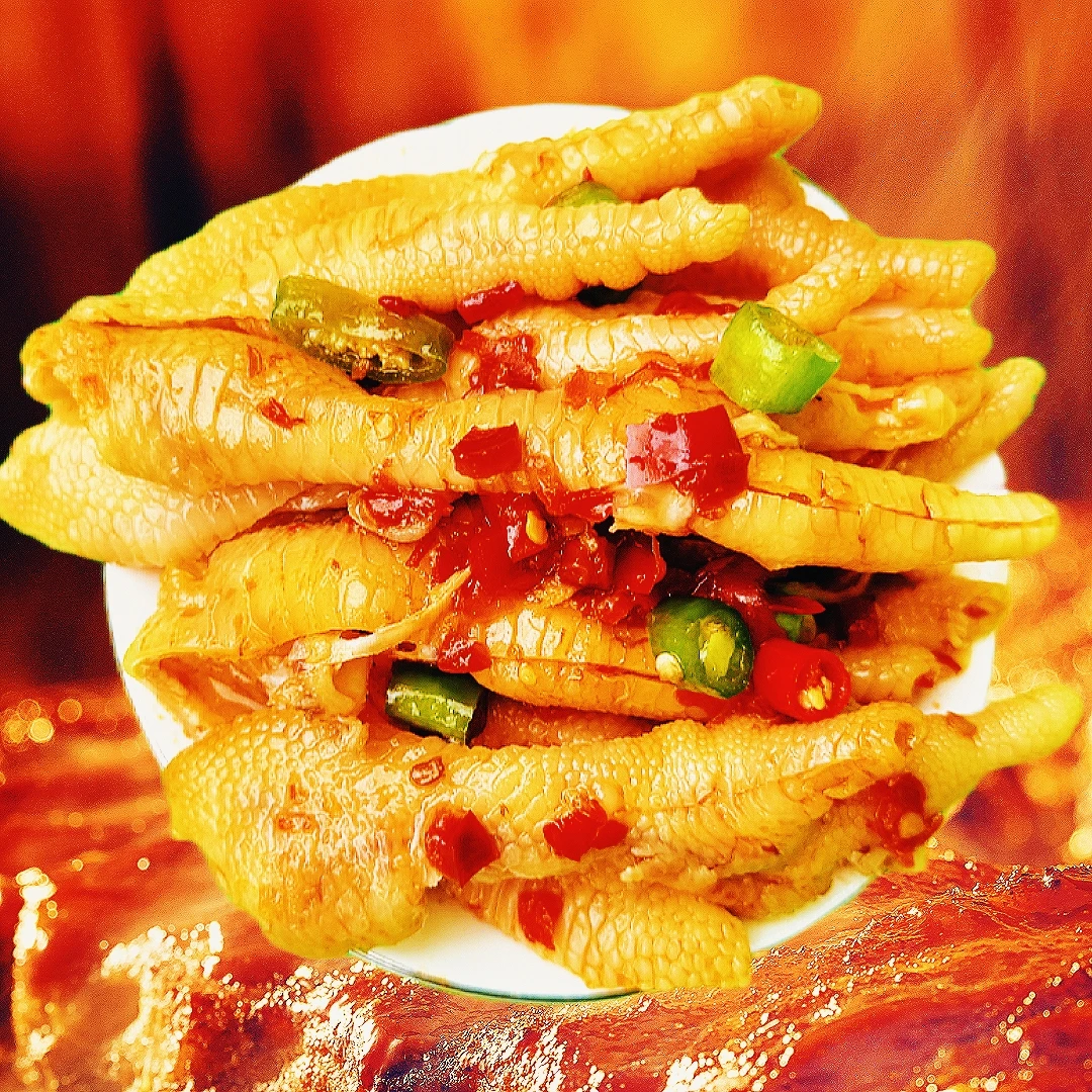 【柠檬酸辣无骨鸡爪】1kg