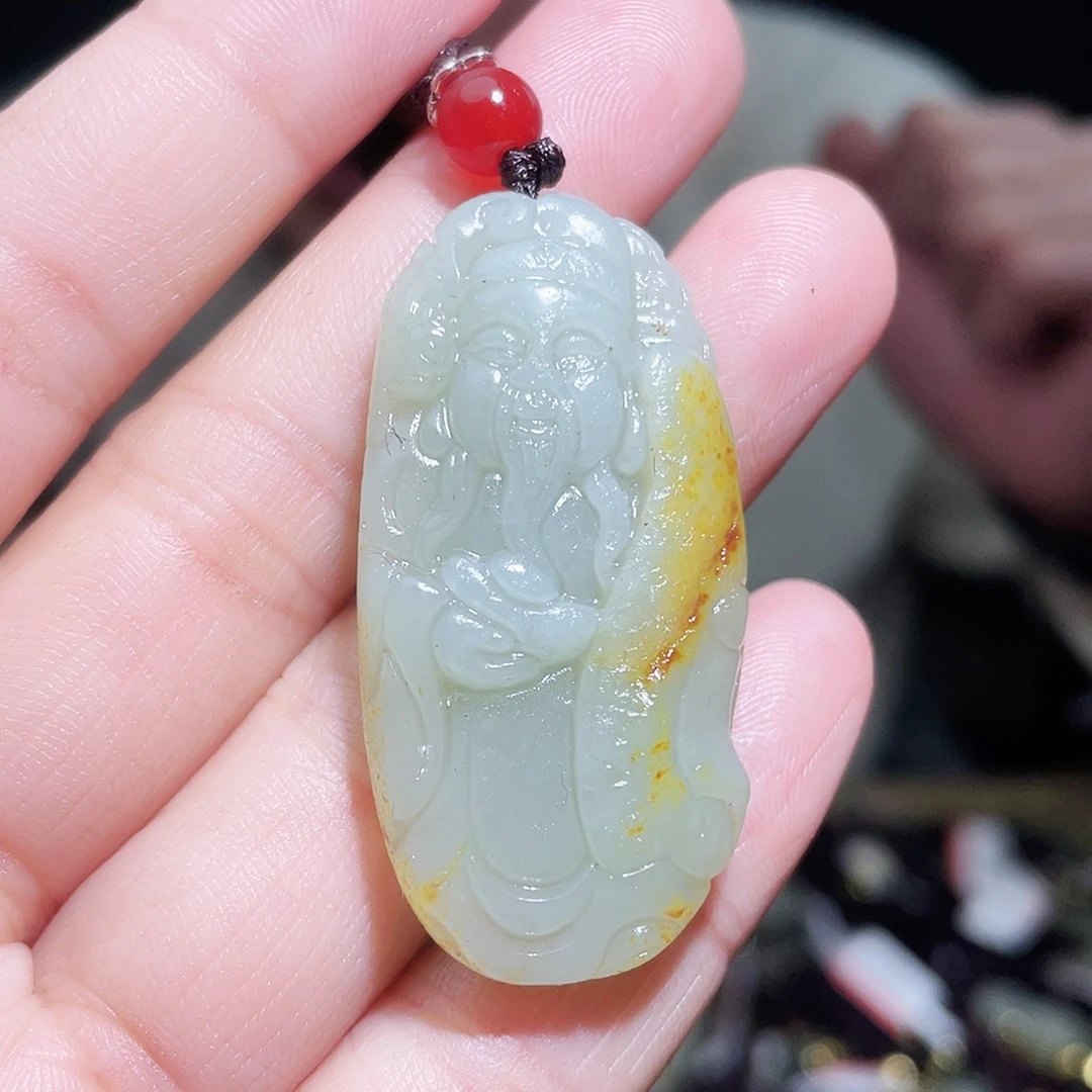 和田玉颈饰未镶嵌