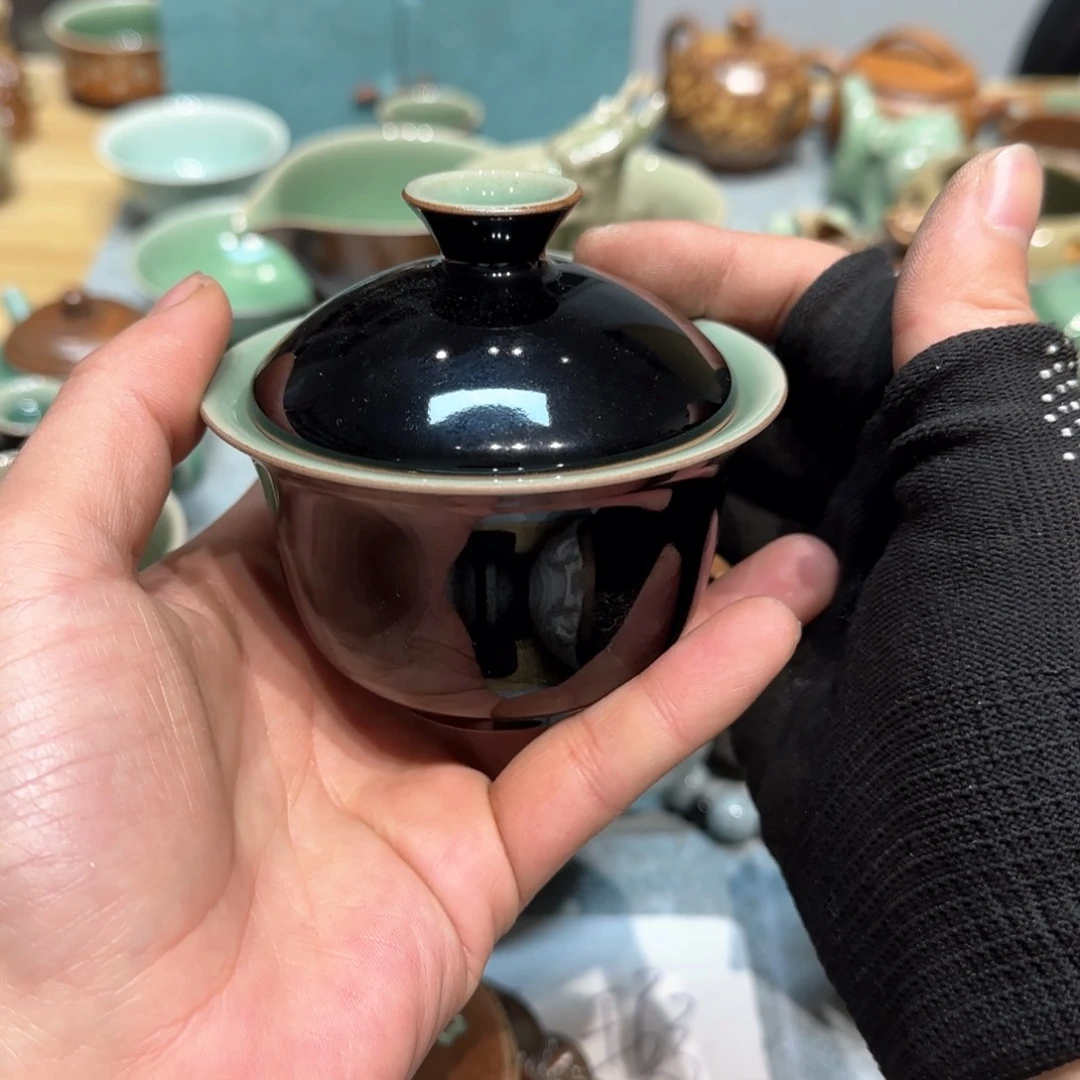 小金茶具青瓷茶器
