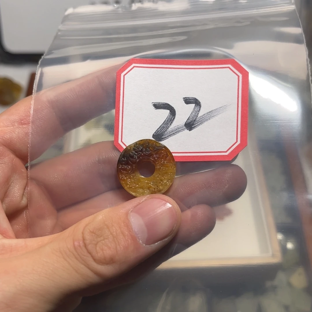 2***Y蛇纹石玉合金颈饰