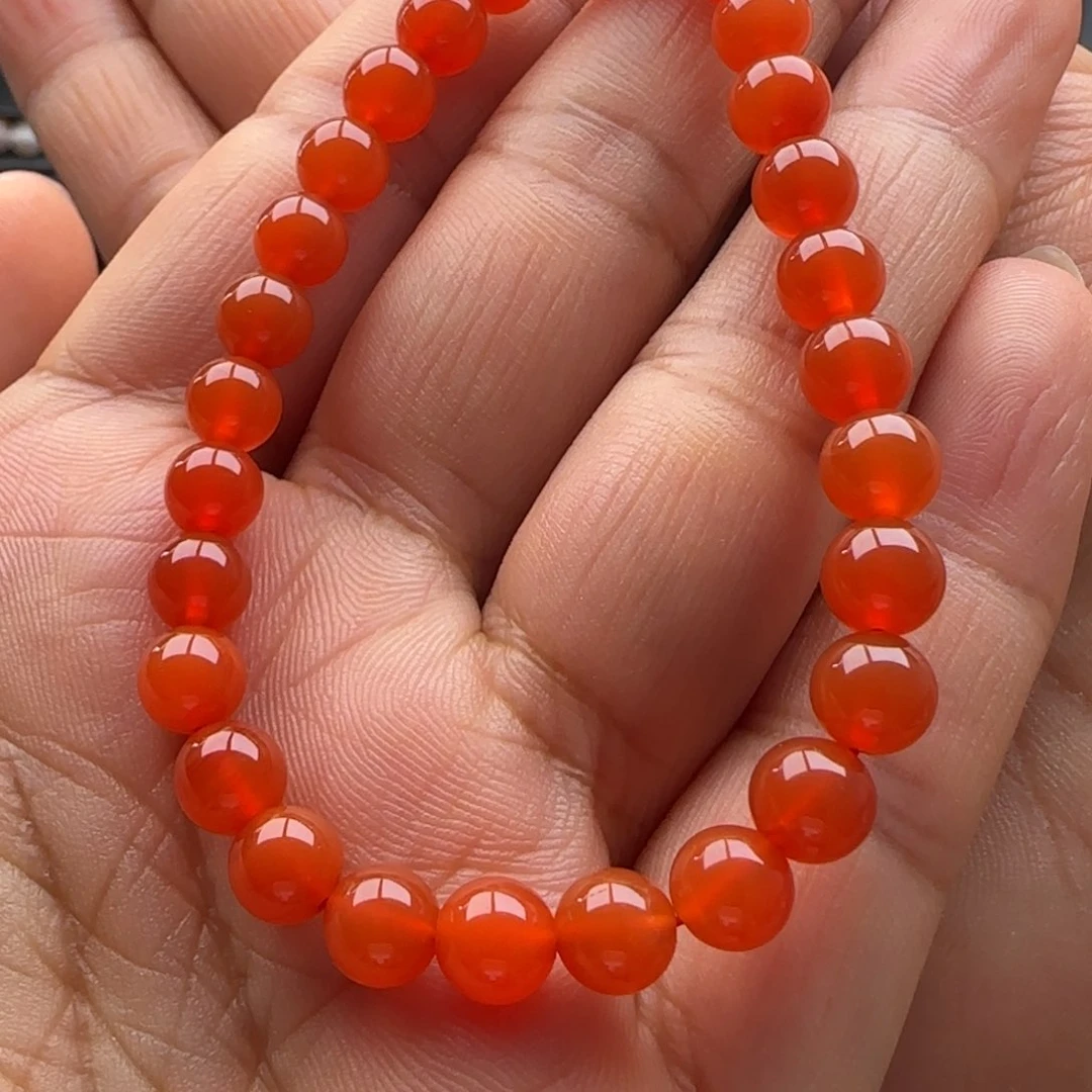 南红玛瑙单圈6+未镶嵌