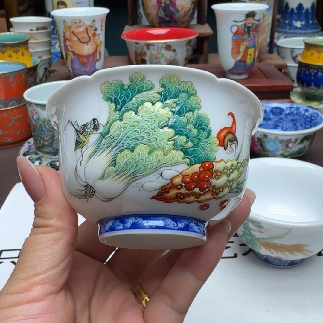 景德镇手工手绘展示