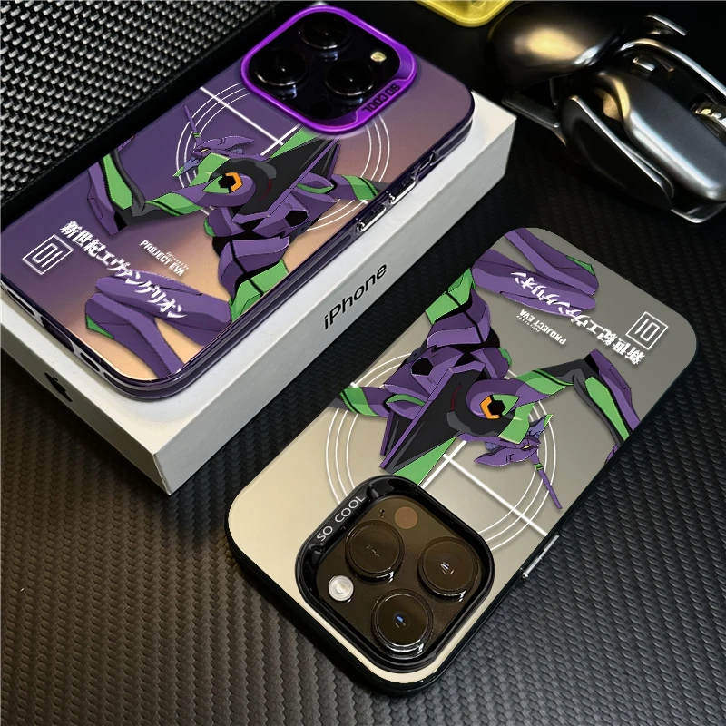 初号机适用苹果16promax手机壳iPhone15创意14保护套17动漫12个性