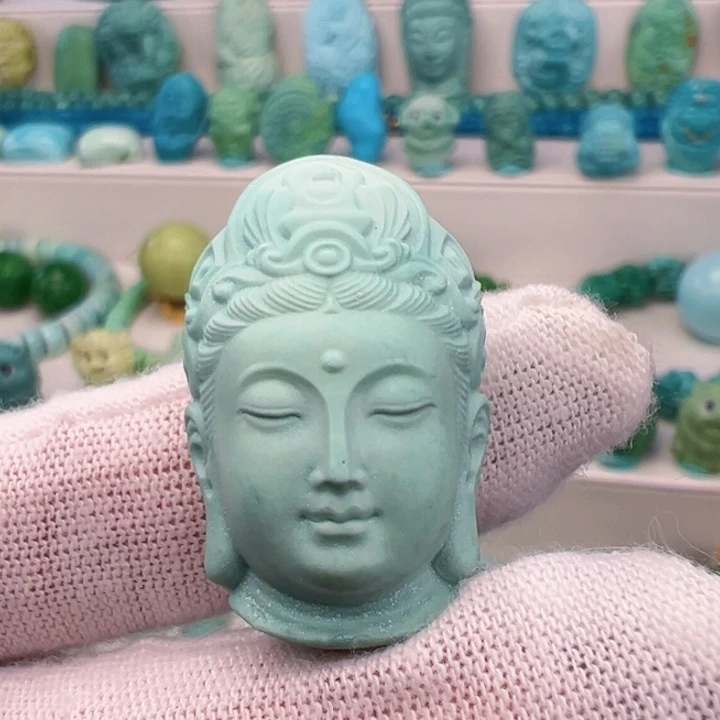 绿松石未镶嵌绿松石主播璐璐