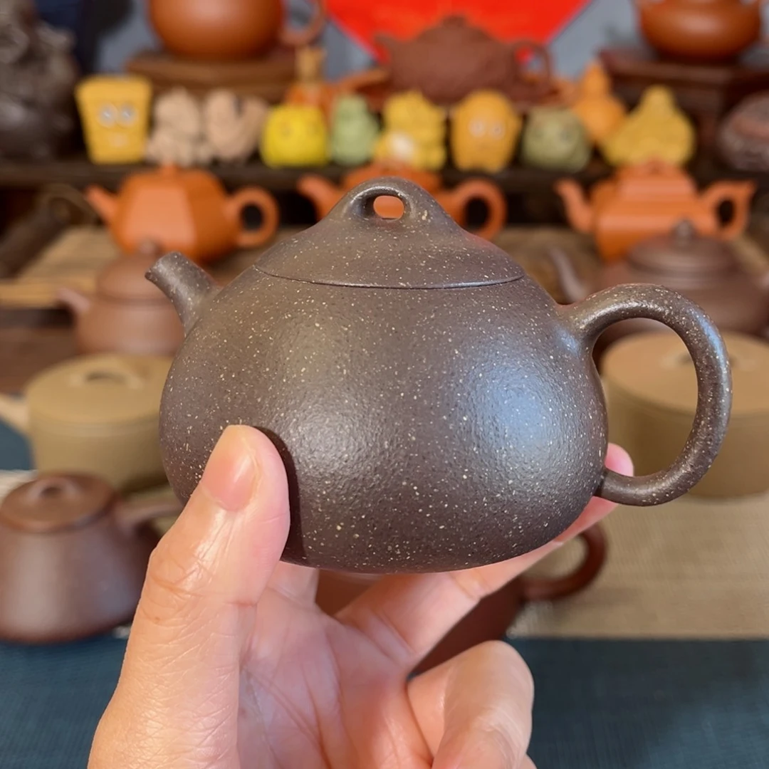 紫砂茶壶茶*微瑕精工半手零添加支持检测假