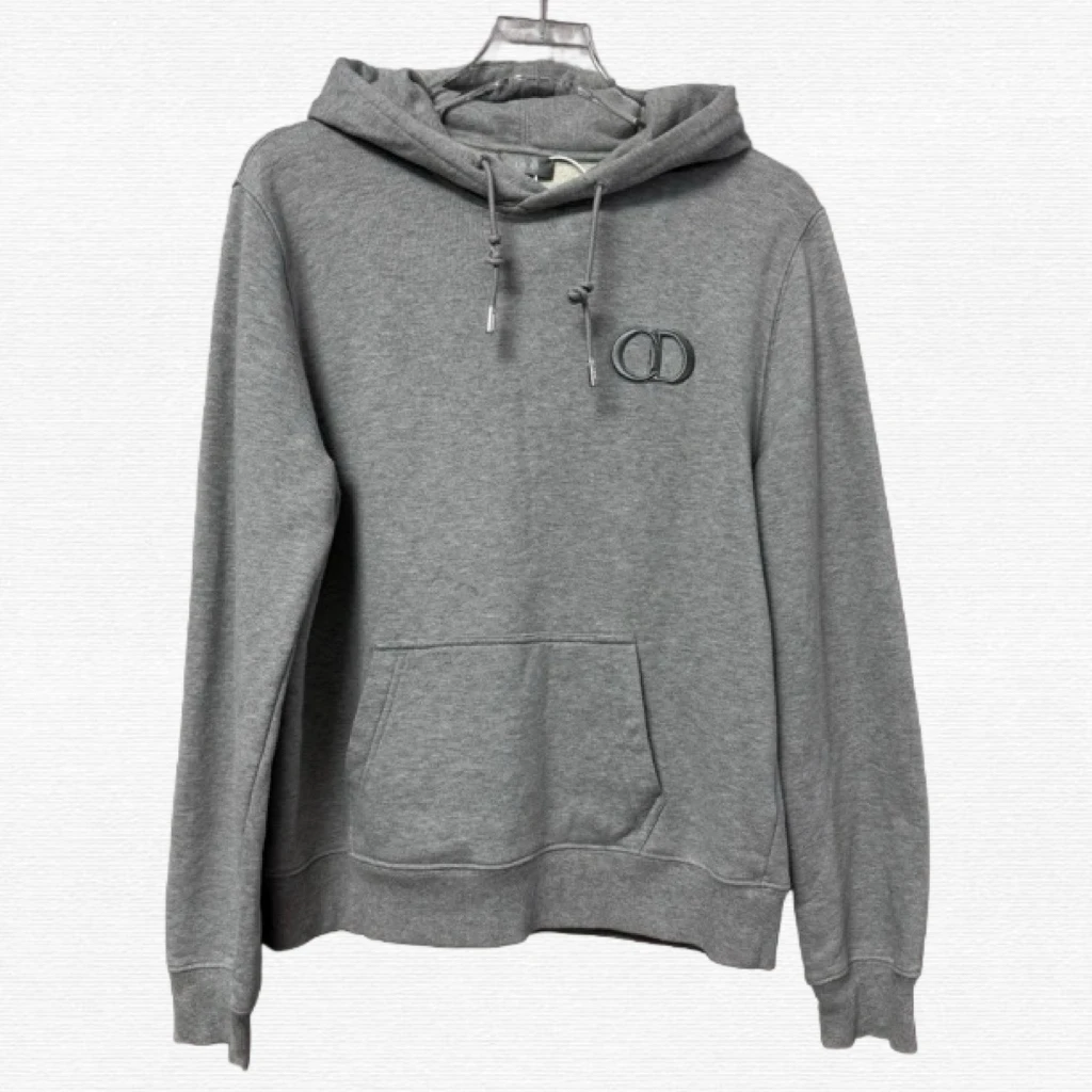 99新 DIOR/迪奥 CD刺绣logo 连帽卫衣/M码/70892