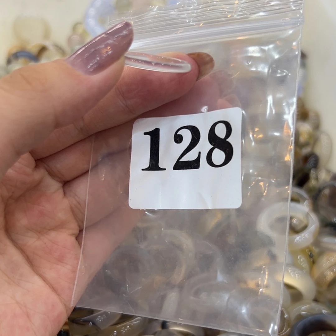 玛瑙/玉髓戒指合金128港21